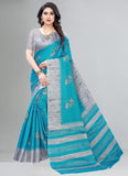 Trendy Printed Art Silk Saree